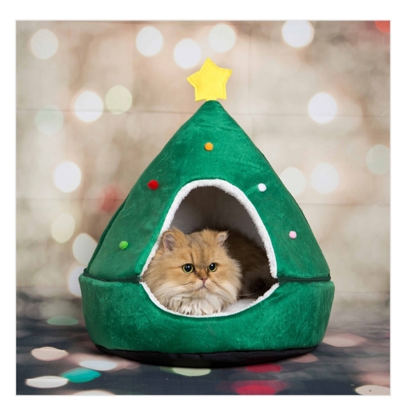 Vibrantlife Christmas Tree Cat/Dog Bedding - Picture 12 of 12